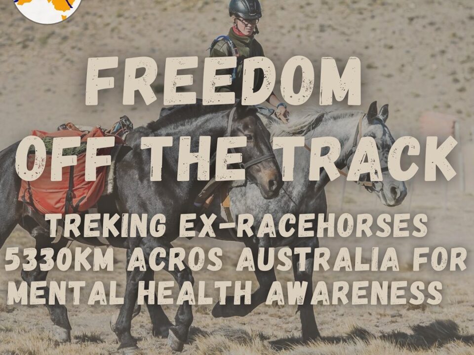 Trekking Ex-Racehorses across Australia for mental...